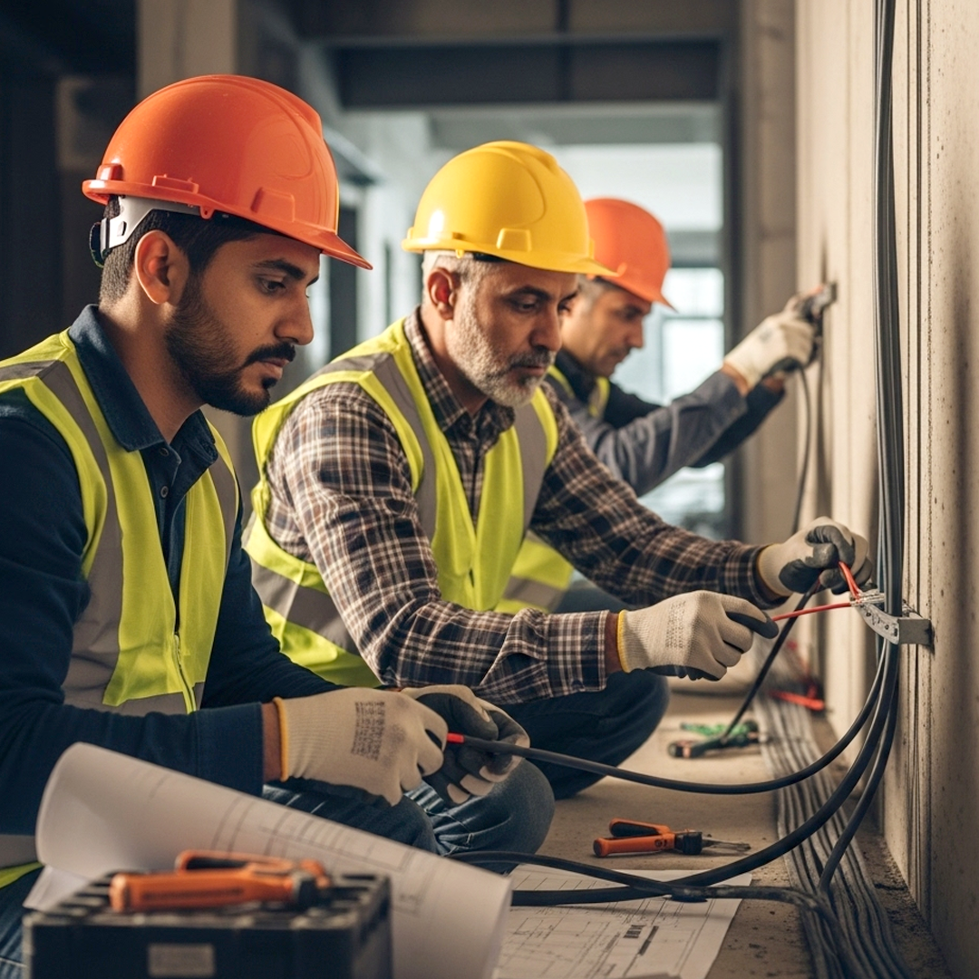 أعمال تأسيس الكهرباء