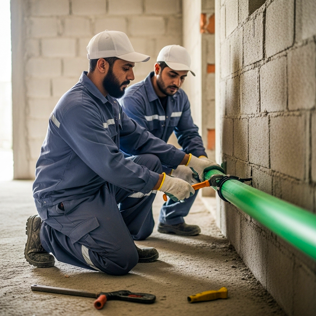 اعمال تأسيس السباكة