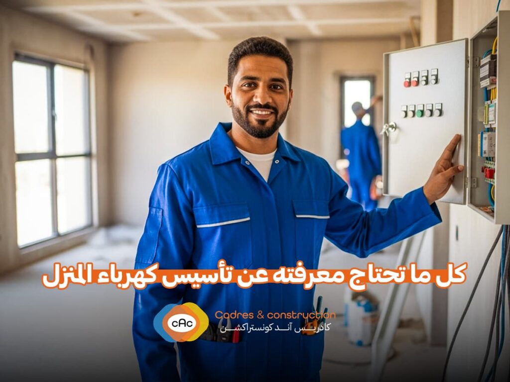 كل ما تحتاج معرفته عن تأسيس كهرباء المنزل