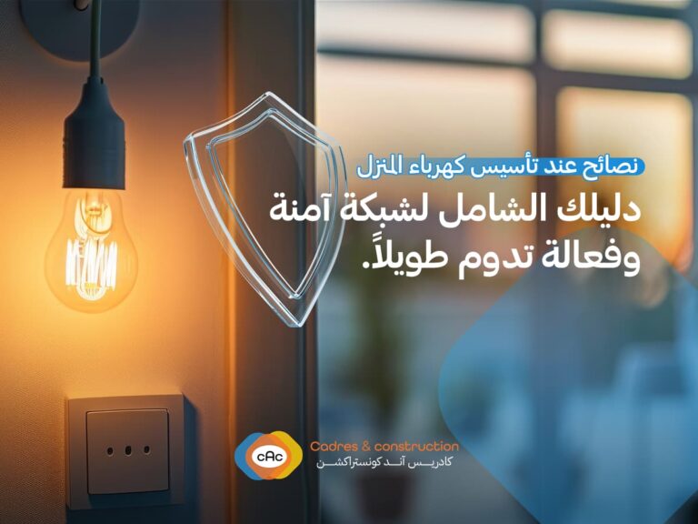 نصائح عند تأسيس كهرباء المنزل